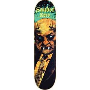  Zero Sauder Am I Demon Skateboard Deck   8.12: Sports 
