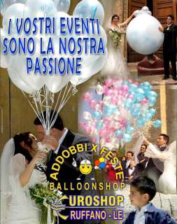 ESEMPIO MATRIMONIO Artikel im BALLOONSHOP ADDOBBI PER FESTE Shop bei 