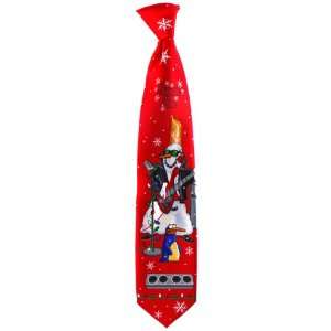  Christmas Rock on Snowman Ties / Red: Home & Kitchen