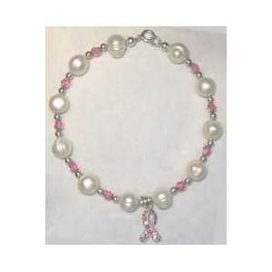  Breast Cancer Charm Bracelet 