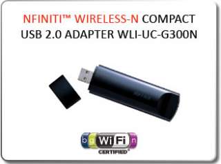   Wireless N Compact Client USB 2.0 Adapter WLI UC G300N: Electronics