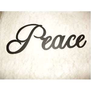  Peace Word Metal Wall Art Home Decor: Home & Kitchen