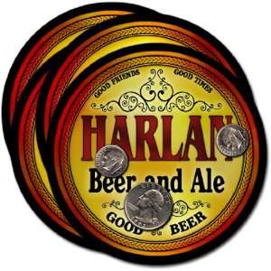  Harlan, IA Beer & Ale Coasters   4pk: Everything Else