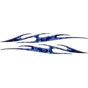  Inferno Blue Thin Stripe Flames for Car, Truck, Motorcycle 