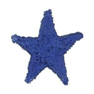 Blumenthal Lansing Iron On Appliques Blue Star 2/Pkg A 91 