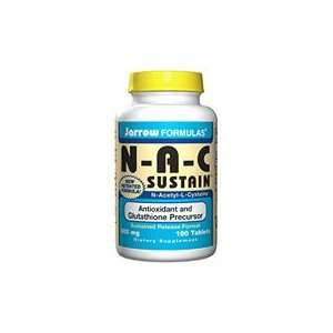  NAC Sustain ( N Acetyl L Cysteine ) 600mg 100 tabs, Jarrow 