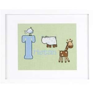  Personalized Framed Embroidery   Tristan: Home & Kitchen