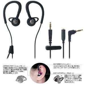  Audio Technica ATH CP500 BK Black  Sports Inner Ear 
