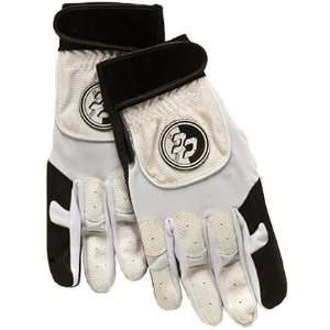  Combat Coaches Choice Fastpitch Batting Gloves WHITE AS 
