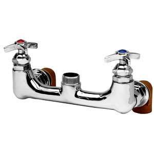  T&S B 0290 LN Wall Mounted Big Flo Mixing Base Faucet with 