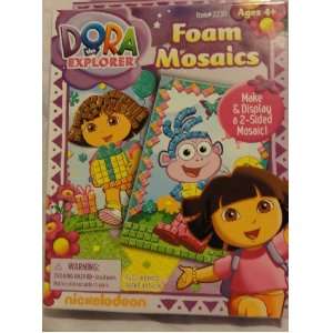  Dora the Explorer Foam Mosaics   With 2 sided Display 