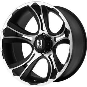 XD XD801 17x9 Machined Black Wheel / Rim 8x180 with a 0mm Offset and a 