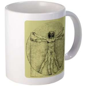    Mug (Coffee Drink Cup) Vitruvian Man by Da Vinci: Everything Else