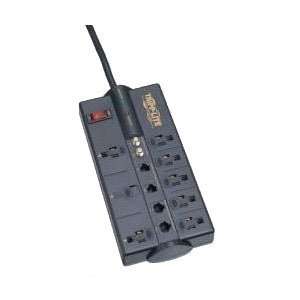   Lite Surge Suppressor 8 Outlet 10 Feet Cord W/Leds Black: Electronics
