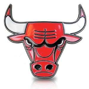   Bulls 3D Logo Trailer Tow Hitch Cover, Official Licensed: Automotive