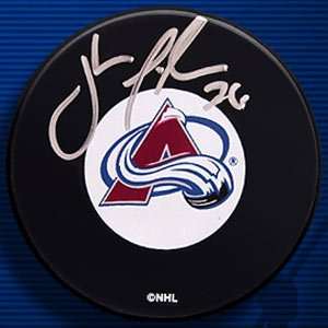  John Michael Liles Memorabilia Signed Hockey Puck: Sports 