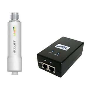  100mW Ubiquiti Bullet 2 Ethernet WiFi Amplifier with Power 