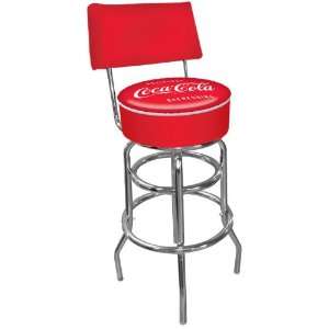  Best Quality Coca Cola Vintage Pub Stool with Back 