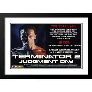  Terminator 2: Judgment Day 32x45 Framed and Double Matted 