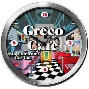  GRECO 14 Inch Cafe Metal Clock Quartz Movement: Kitchen 