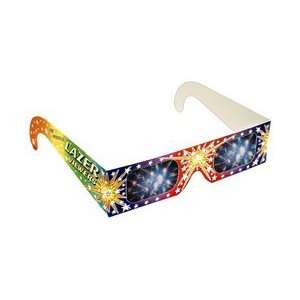   01201    Fireworks Glasses   Lazer Viewers Rainbow Blend Electronics