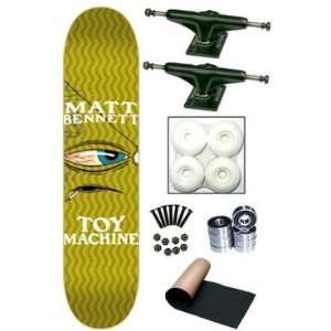  Toy Machine Matt Bennet Brainwashed Complete Skateboard 