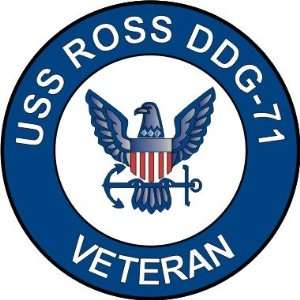  US Navy USS Ross DDG 71 Ship Veteran Decal Sticker 3.8 