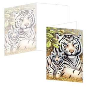  ECOeverywhere White Tiger Affection 1 Boxed Card Set, 12 