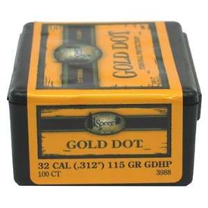   3988 Gold Dot .327 Federal Magnum 115gr (Per 100)