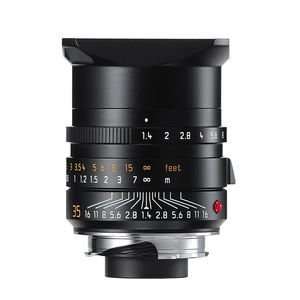  Leica 35mm f/1.4 Summilux M Aspherical Lens (Black 