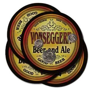  Vonseggern Beer and Ale Coaster Set: Kitchen & Dining