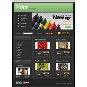  Oscommerce Template Print Online Store 