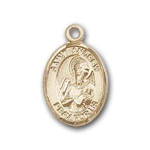  12K Gold Filled St. Andrew the Apostle Medal: Jewelry