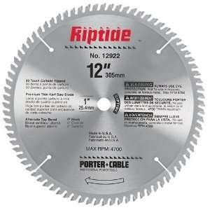 Porter Cable 12922 Riptide 12 Inch 80 Tooth ATB Crosscutting Miter Saw 