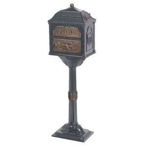  Gaines Mailboxes: Charcoal with Antique Bronze Classic 