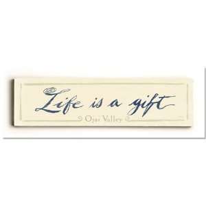  ArteHouse 0003 1344 24 Life is a Gift Vintage Sign Toys 