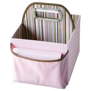  JJ Cole Collections Diaper Caddy, Pink Stripe Baby