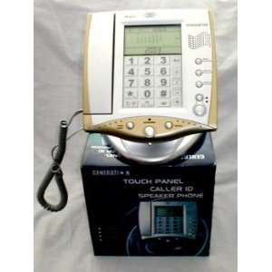  Touch Panel Phone with Speaker and Caller ID (gold)
