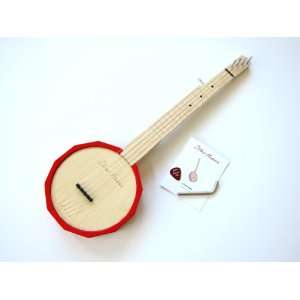  Childrens 5 String Banjo   Red: Musical Instruments