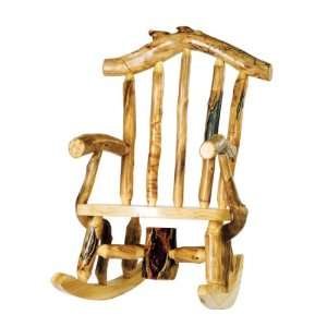  Log Snowload Rocking Chair: Patio, Lawn & Garden
