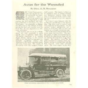  1907 Steam Auomobile Ambulance Army War Department 