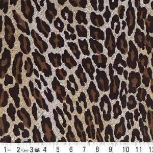 60 Wide Nylon Leopard Print Fabric By The Yard: Arts 