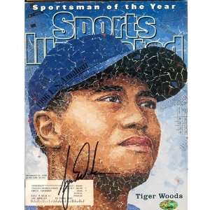  Tiger Woods Autographed Sportsman of the Year (12/23/96 