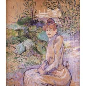   Lautrec   32 x 36 inches   Woman in Monsieur Fores