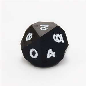   GameScience Opaque Precision d10 Dice, Black, hand inked Toys & Games