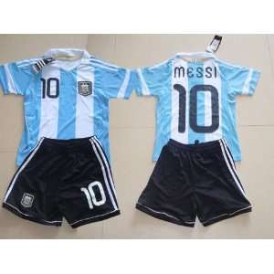  embroidery logo 2011 2012 argentina home 10# messi 