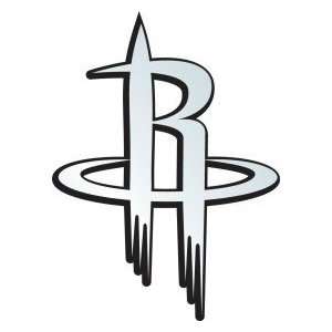  Houston Rockets NBA Silver Auto Emblem