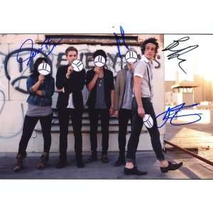  The Summer Set Indie   Emo Rock Band Authentic Autographed 