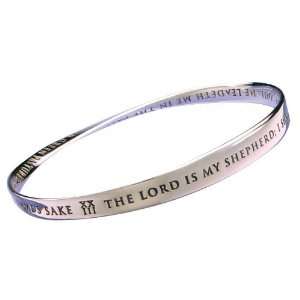  Psalm 23 Mobius Bangle Bracelet: Jewelry