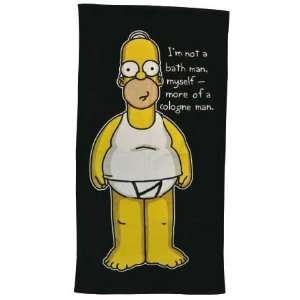     Simpsons serviette de bain Cologne Man 75 x 150 cmcm Toys & Games